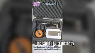 XHDD503E কেবল ফল্ট লোকেটার সুনির্দিষ্ট ভূগর্ভস্থ পরীক্ষা