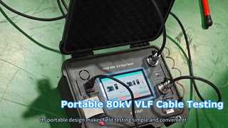 80kV ভিএলএফ হিপট টেস্টার কমপ্যাক্ট কেবল টেস্টিং সলিউশন